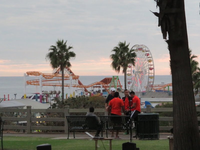 Santa Monica Pier; The world's only solar powered Ferris Wheel